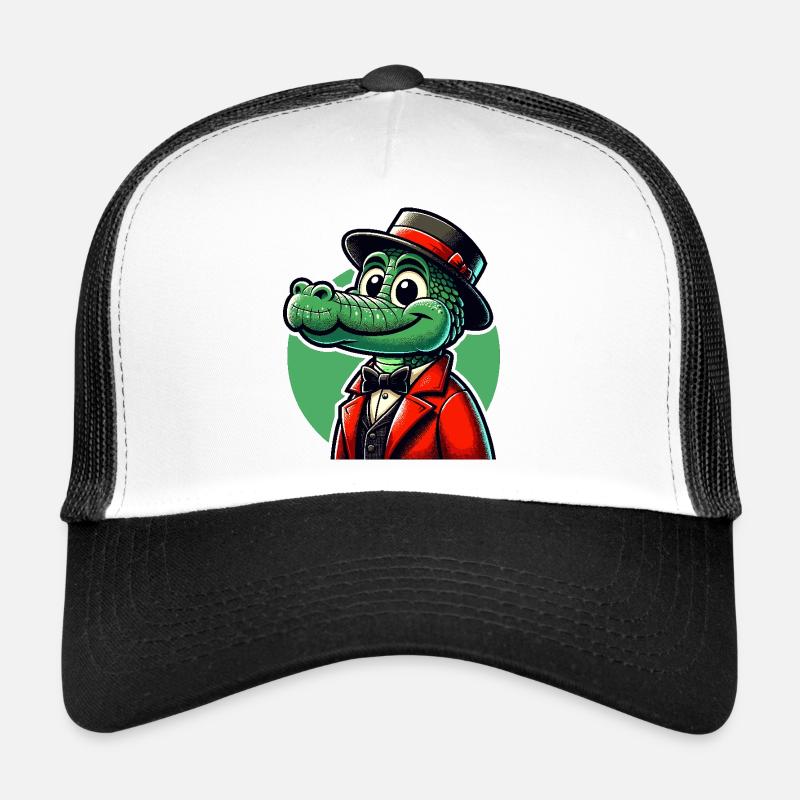 Krokodil Russian auf Russisch Russen Krokodile Trucker Cap