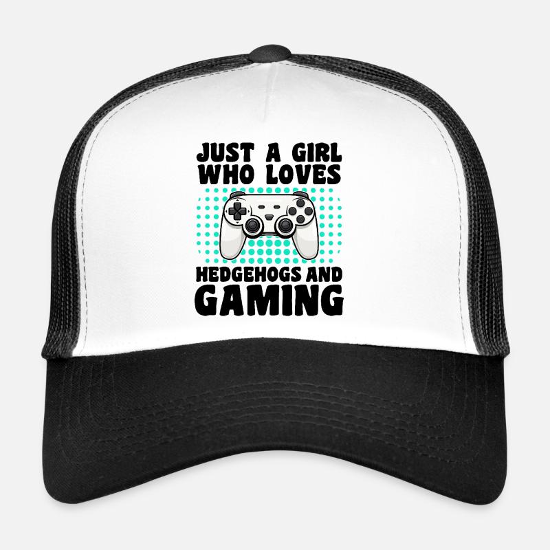 Gamer & Hedgehogs: Videospiele & knifflige Abenteuer Trucker Cap