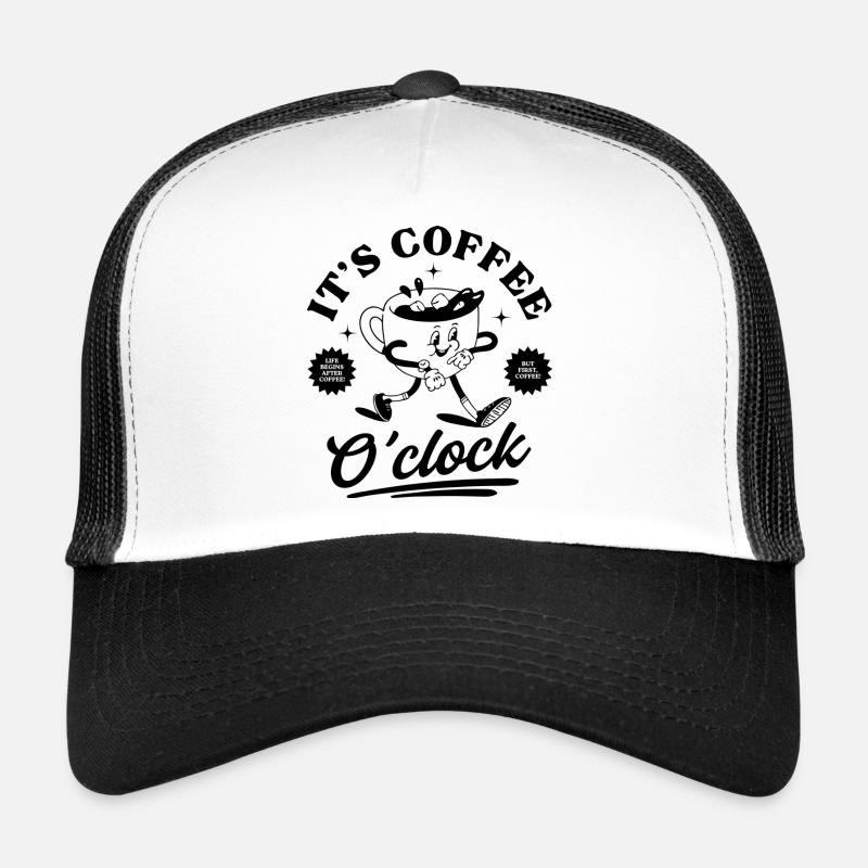 Es ist Kaffee Uhr Trucker Cap