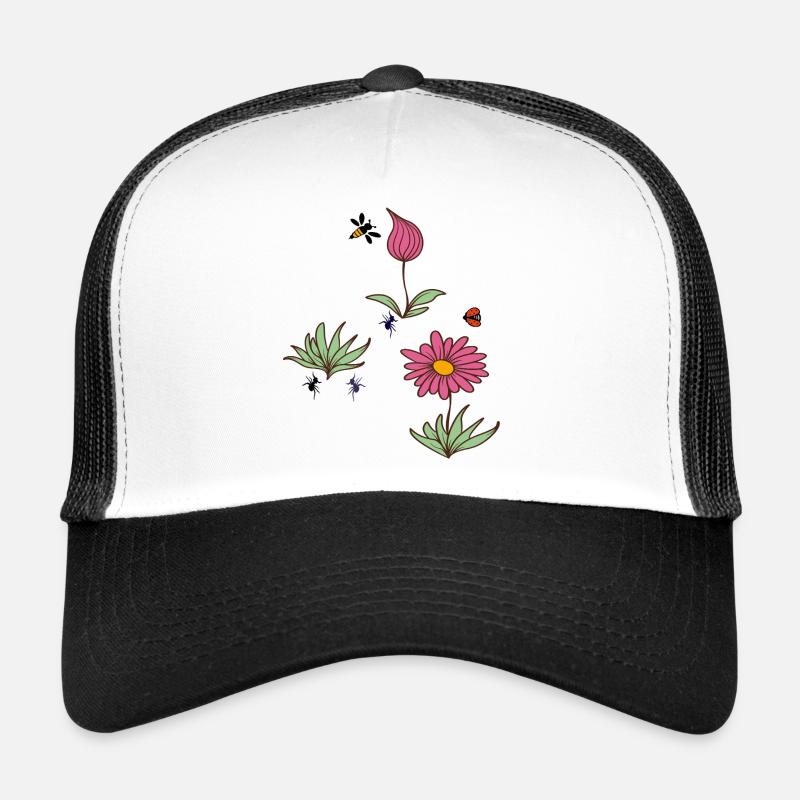 Fleur de bourgeon de plante Casquette trucker 