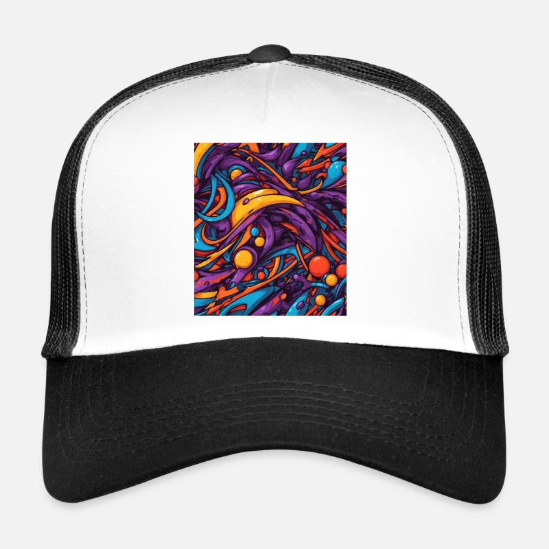 Abstract color composition Trucker Cap