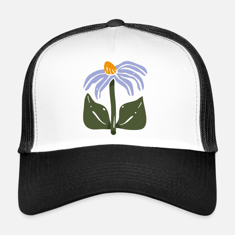 Stylized Wildflower Trucker Cap
