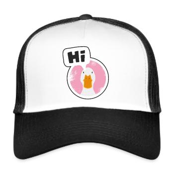 HI Goose - Trucker Cap - white/black - Front
