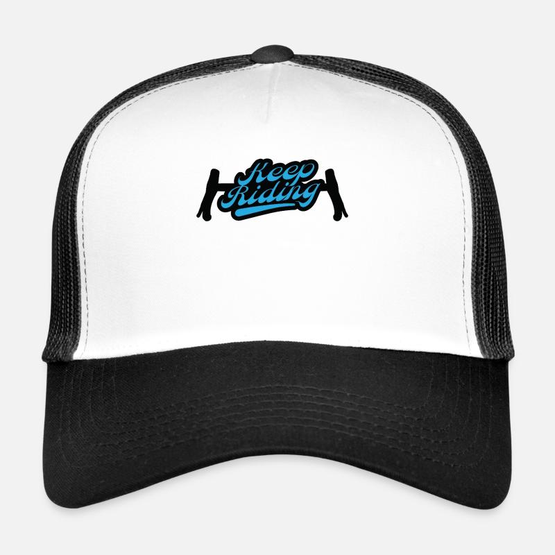 Keep Riding Design Gravelbike Lenker, Geschenk Trucker Cap