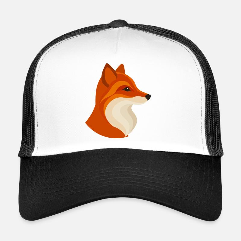 Renard moderne – géométrique et élégant Casquette trucker 