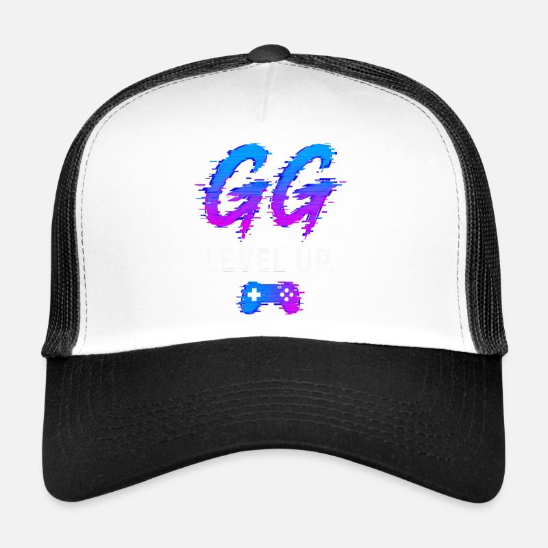 Pixel-Glitch Trucker Cap