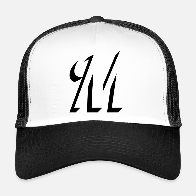 Letter M, Name, der Buchstabe M Trucker Cap