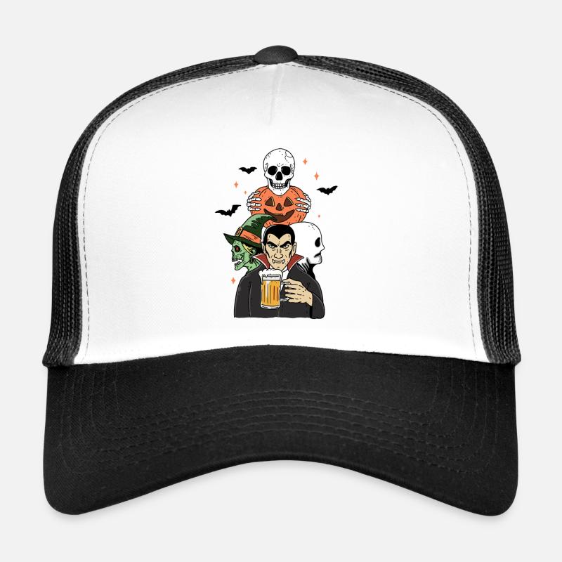 Spooky Friend Trucker Cap