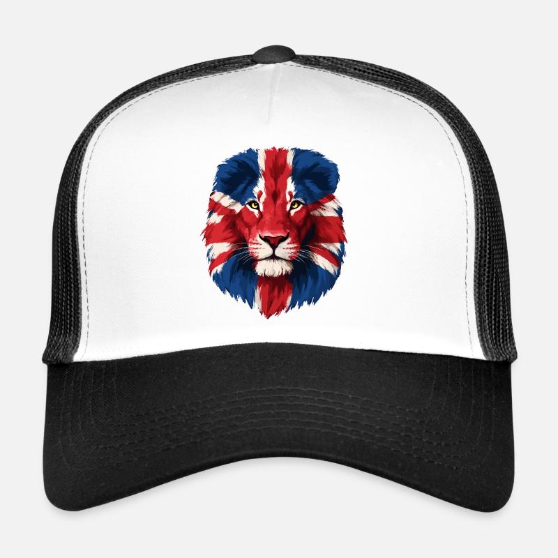 British Lion with Union Jack Mane Trucker Cap