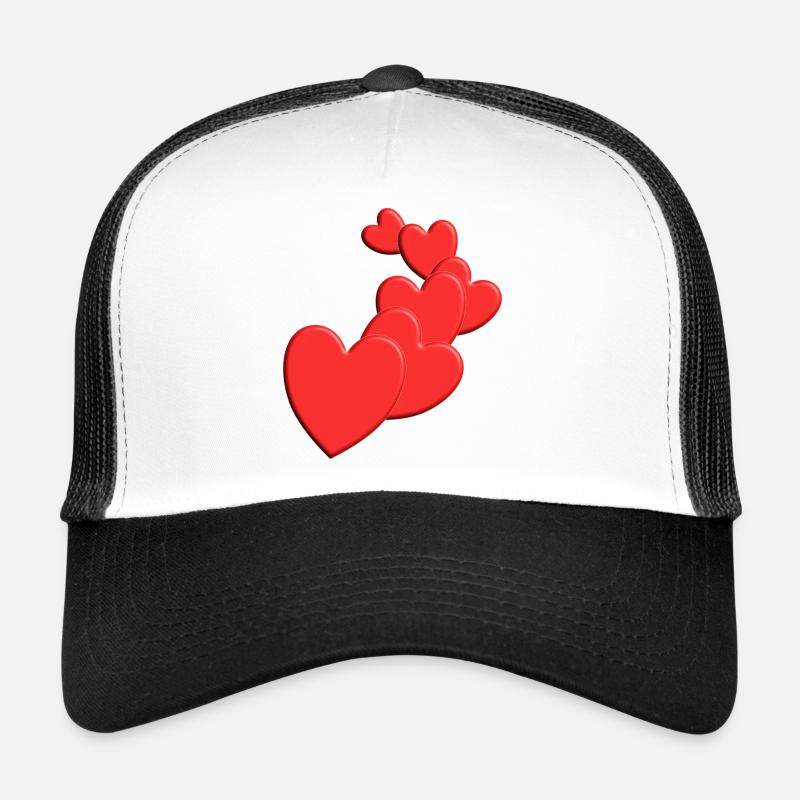 Herzige Herzchen Liebe Design Trucker Cap