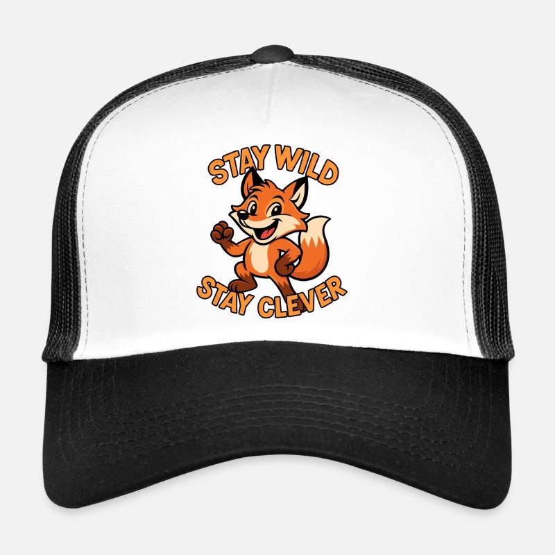 Verspieltes Tiermotiv mit Spruch Trucker Cap