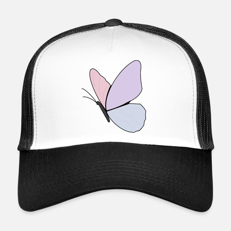Pastellfarben Schmetterling Design Trucker Cap