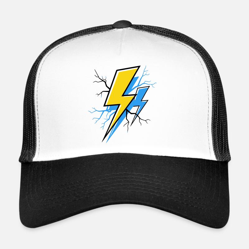 Rayon Bleu Jaune Casquette trucker 