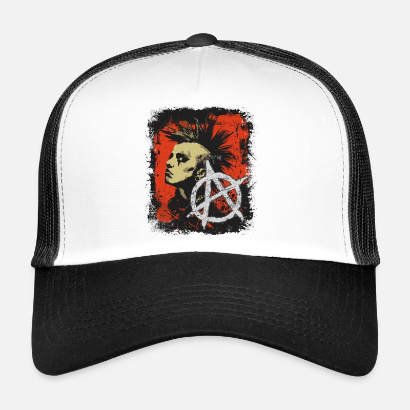 Fille punk rock Casquette trucker 