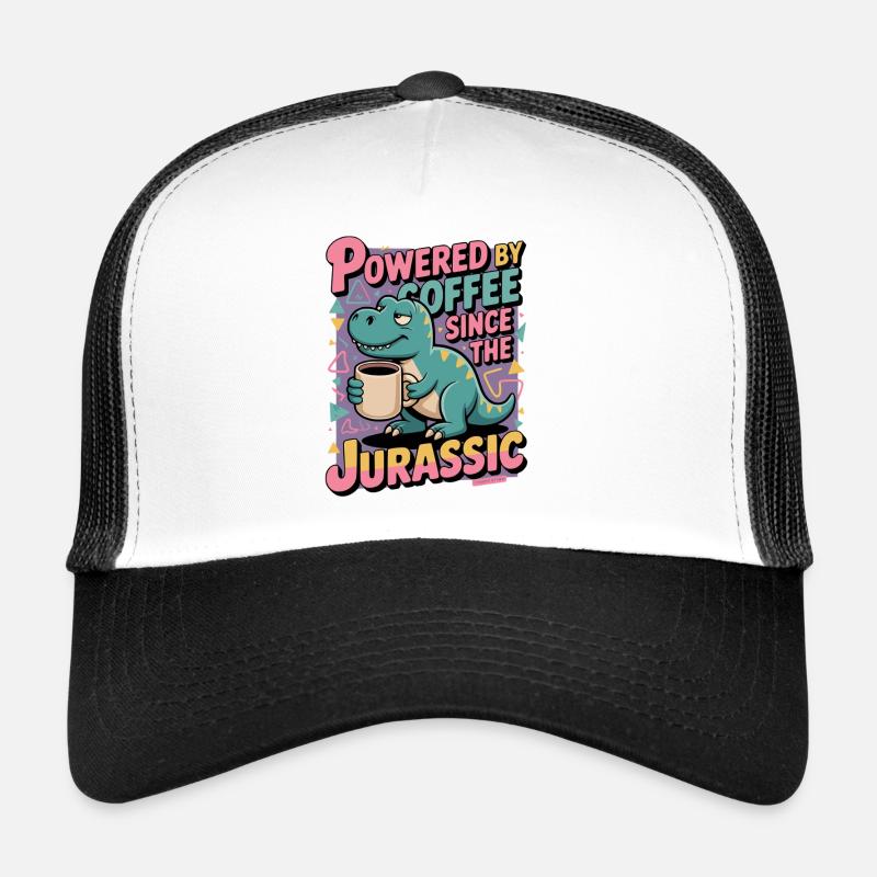 Dino Café Humour Casquette trucker 