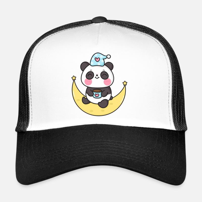 Panda Céleste sur la Lune Casquette trucker 