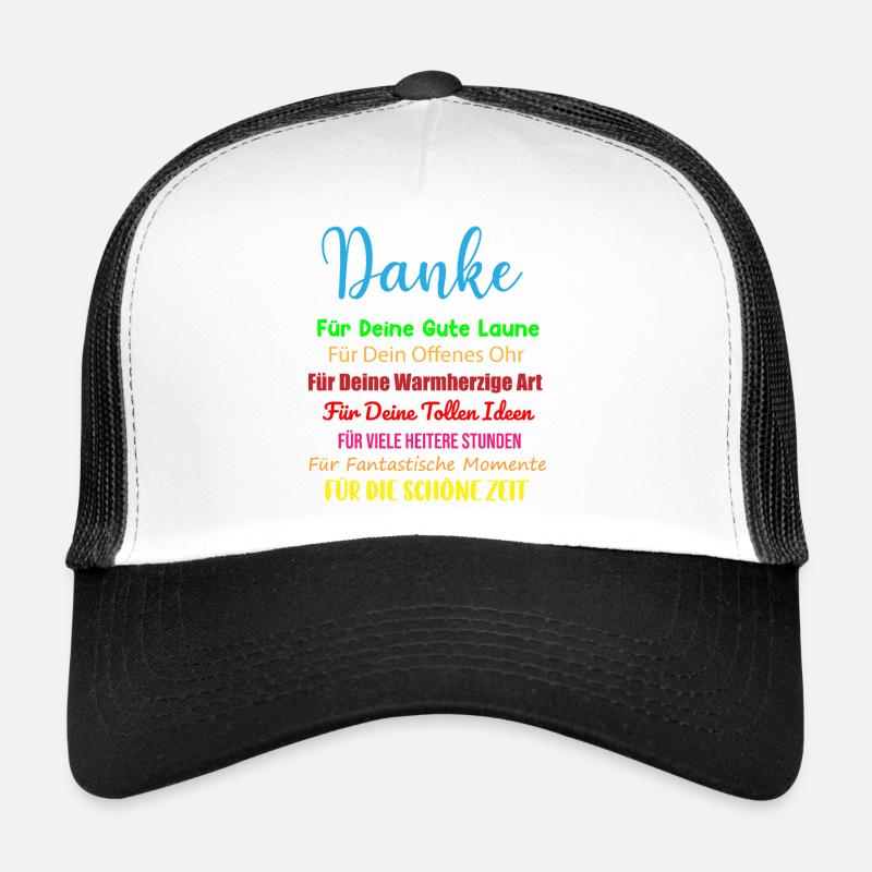 Kollegen Arbeitkollegen Danke Spruch Geschenk Trucker Cap