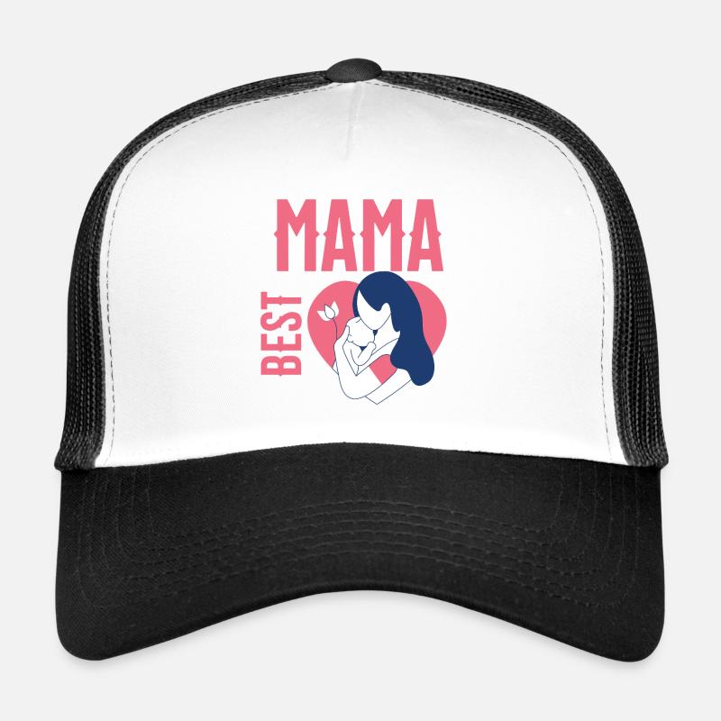 Mama Best Heart Love Trucker Cap