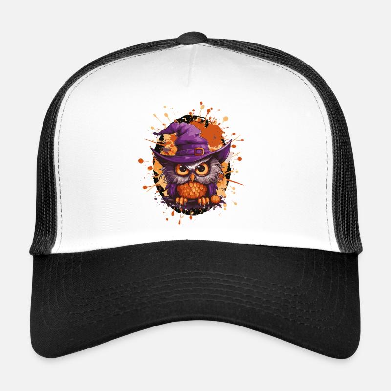 Eulenzauber mit Hexenhut Trucker Cap