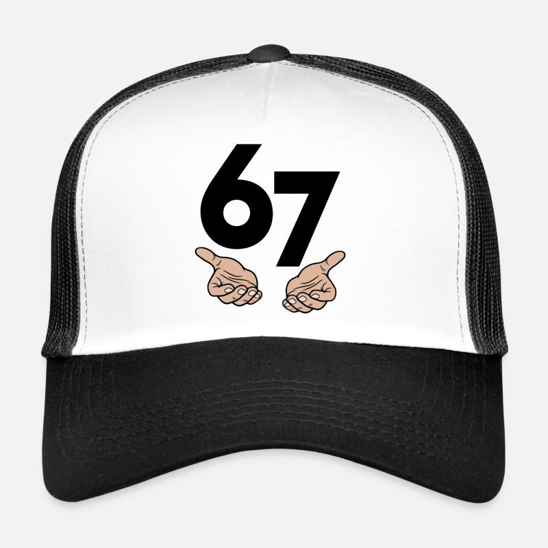 67_Black Casquette trucker 