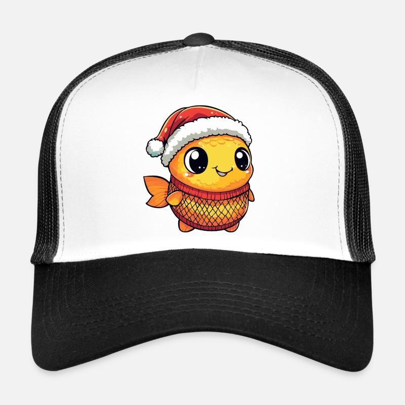 Noël du poisson rouge Casquette trucker 