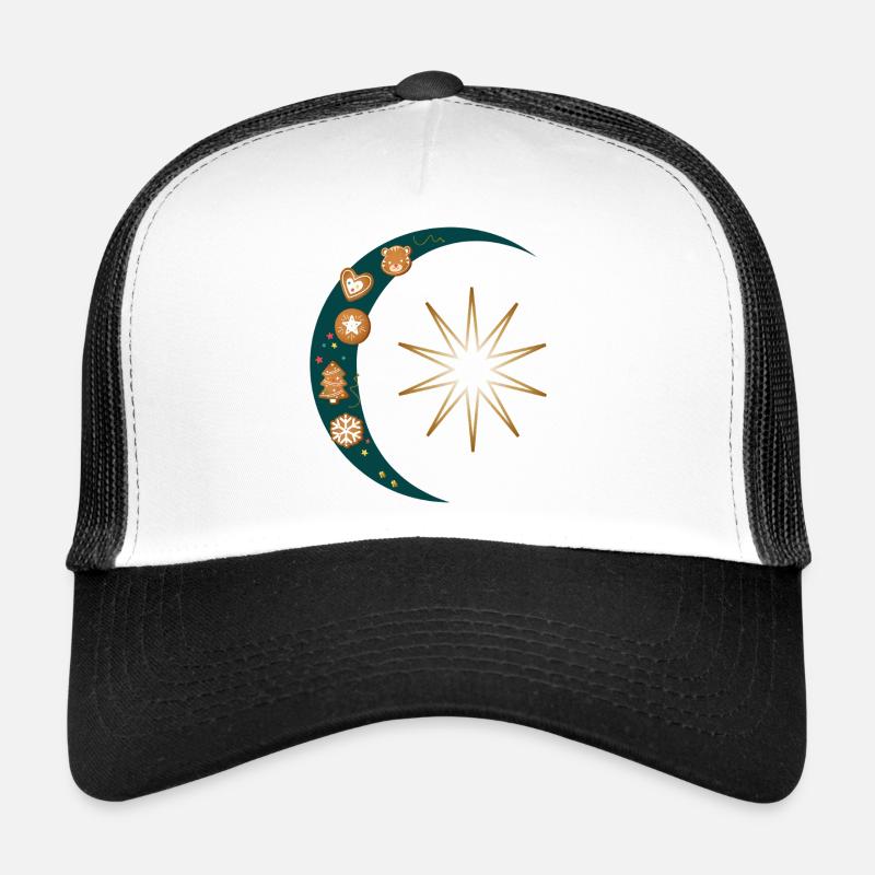 Pfefferkuchen - Trucker Cap - Weiß/Schwarz