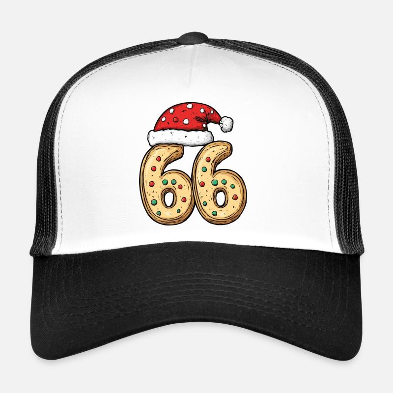 66 Numéro Biscuit Noël Casquette trucker 