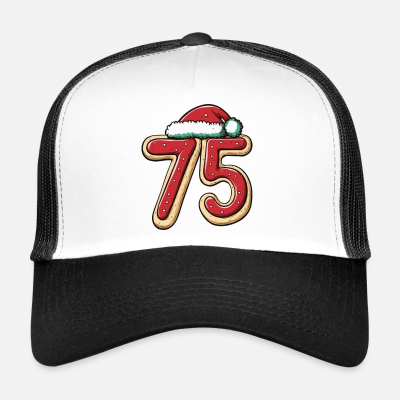 75 Numéro Biscuit Noël Casquette trucker 