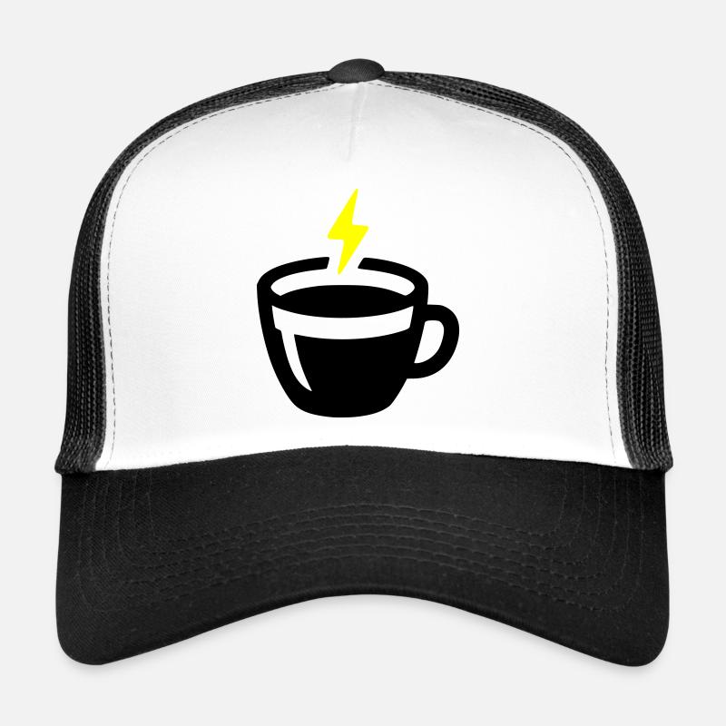 Latte Art Love: Latte Art Energy Coffee Vector Trucker Cap