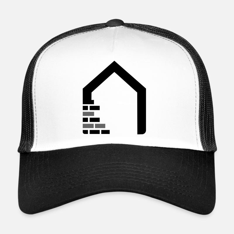 Mason Logo with House & Bricks Trucker Cap