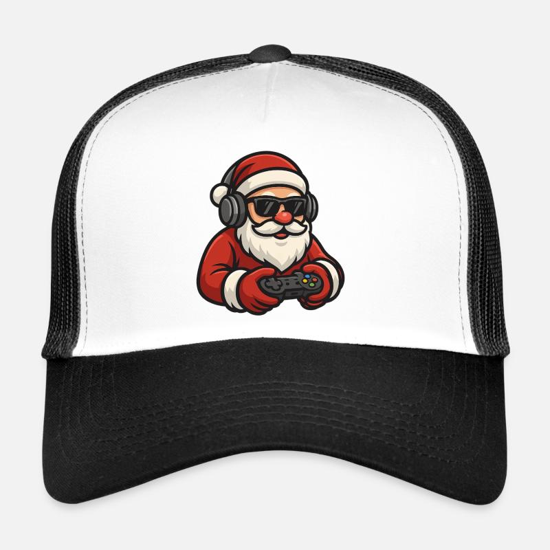 Weihnachtsmann beim zocken Trucker Cap