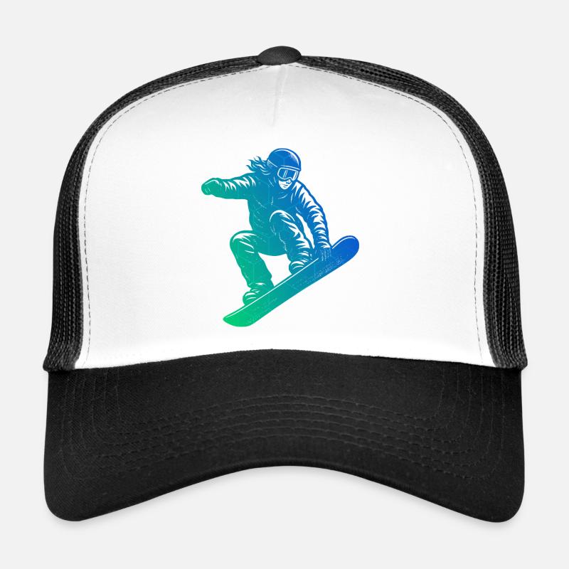Direkte Snowboard Aussage - Trucker Cap - Weiß/Schwarz