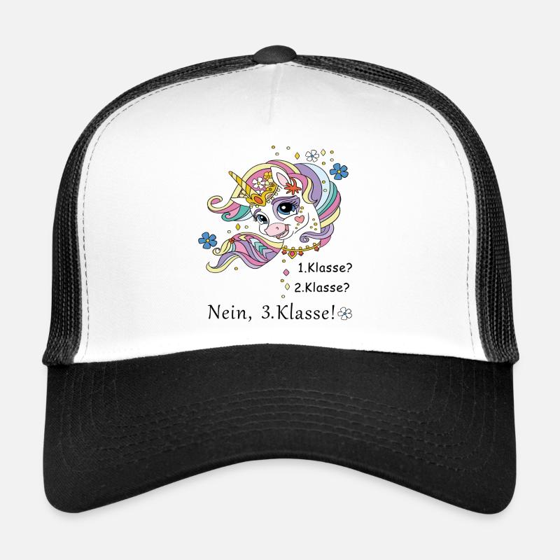 Schulkind 3.Klasse - Trucker Cap - Weiß/Schwarz