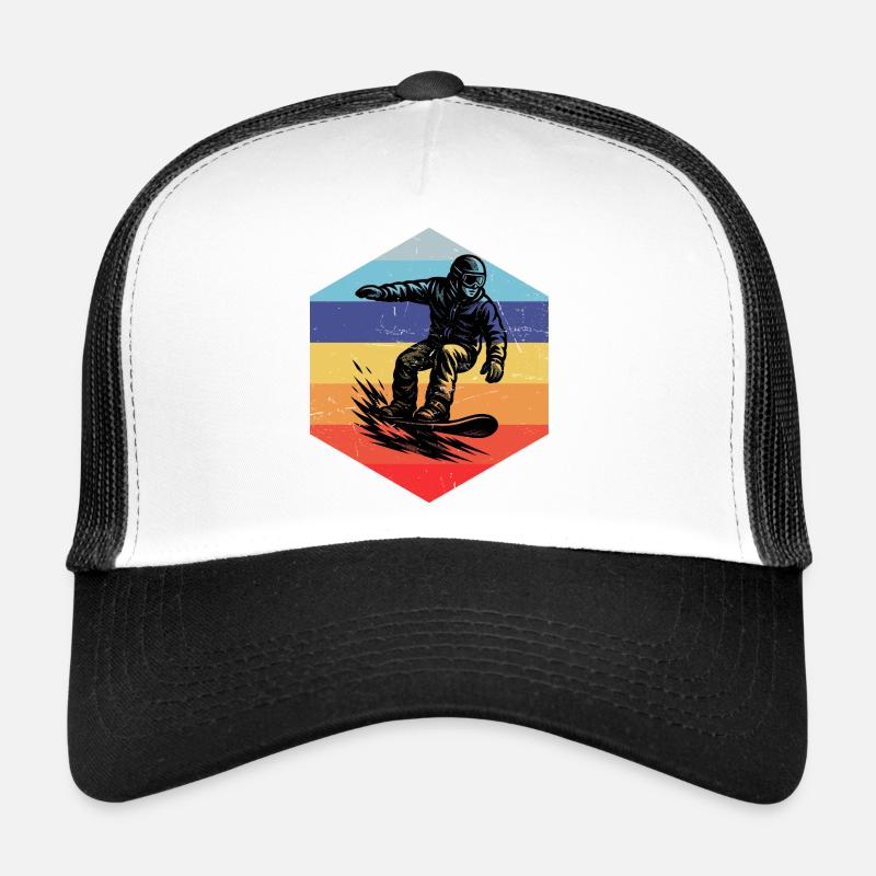 Simple Snowboard Idee für Snowboard Trucker Cap