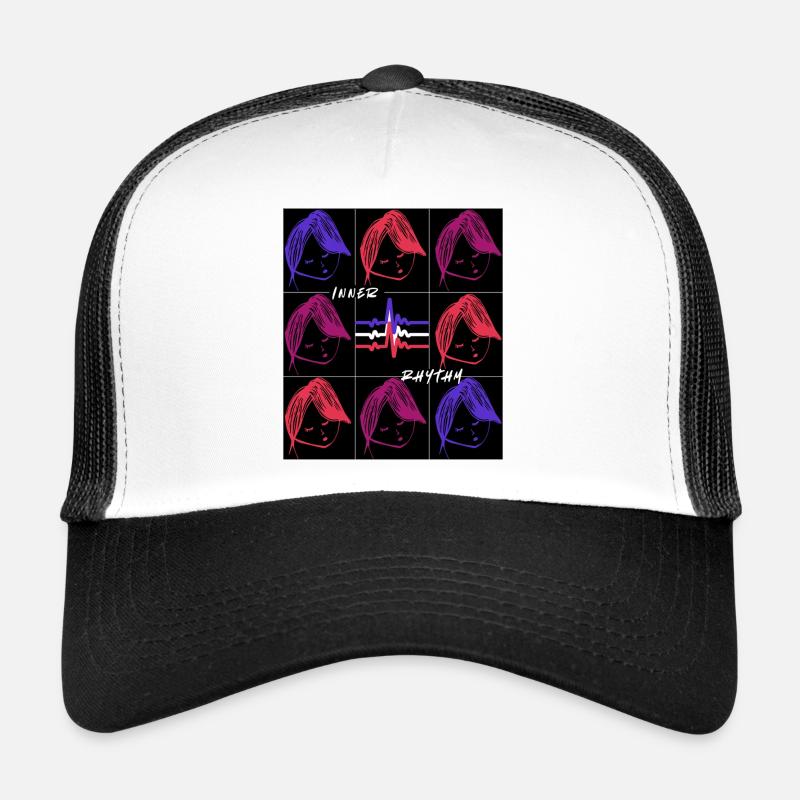 Inner Rhythm – Lebendiges minimalistisches Design Trucker Cap