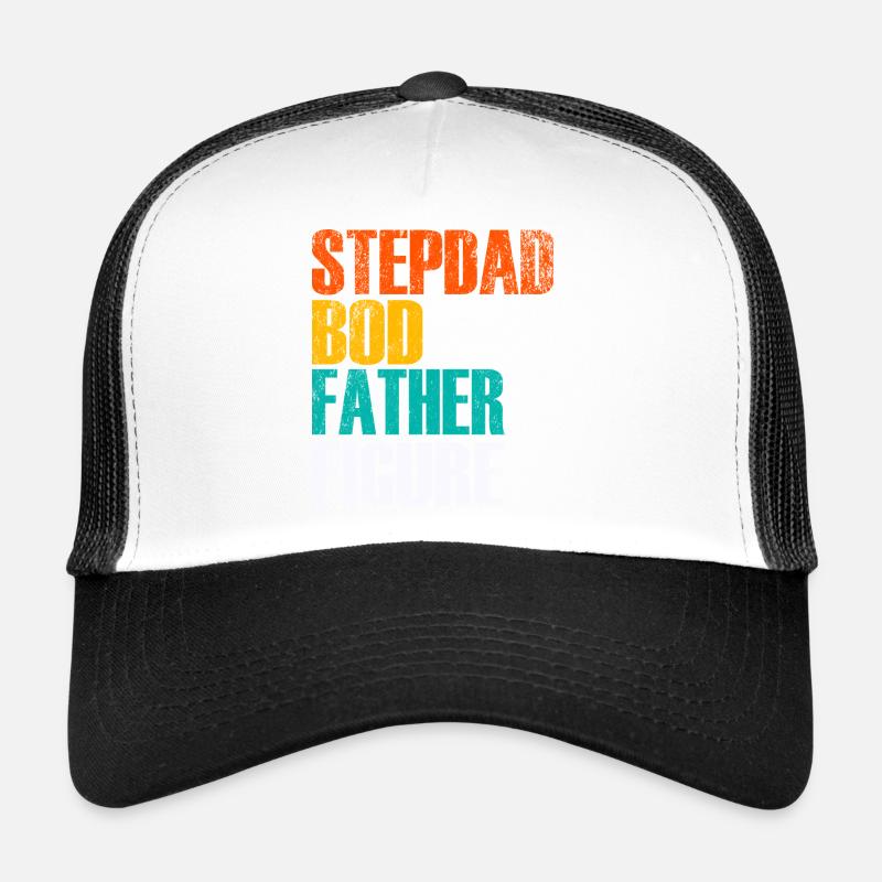 Stepdad Bod Father Figure Gradient Trucker Cap