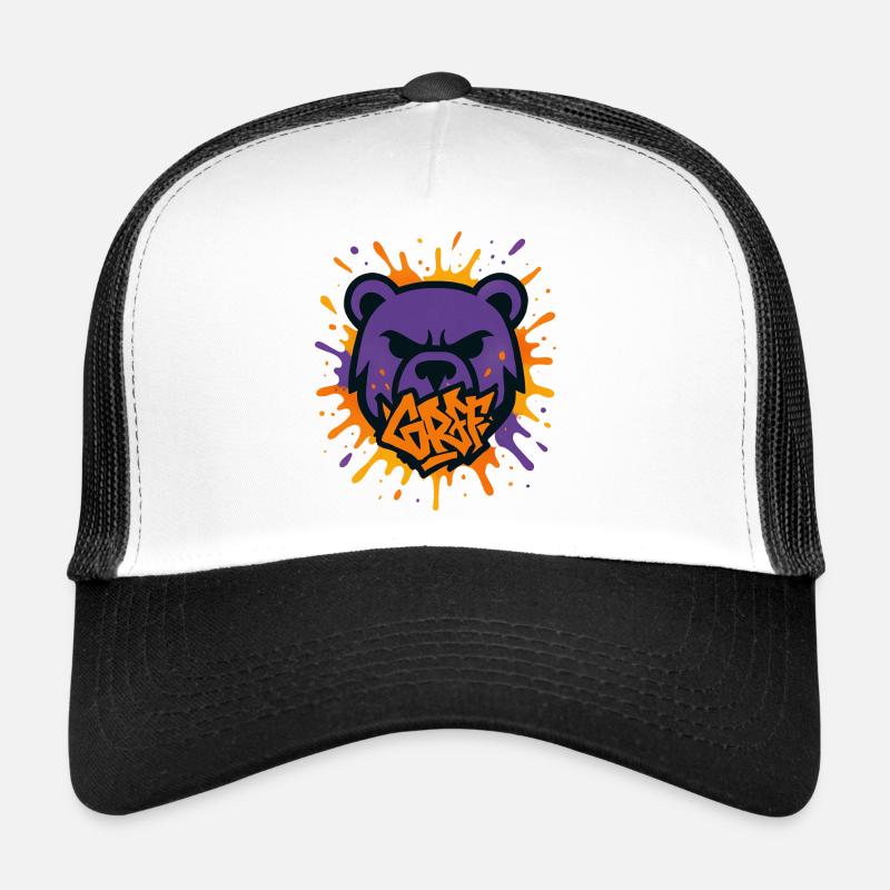 Ours mal léché Pop Art Casquette trucker 