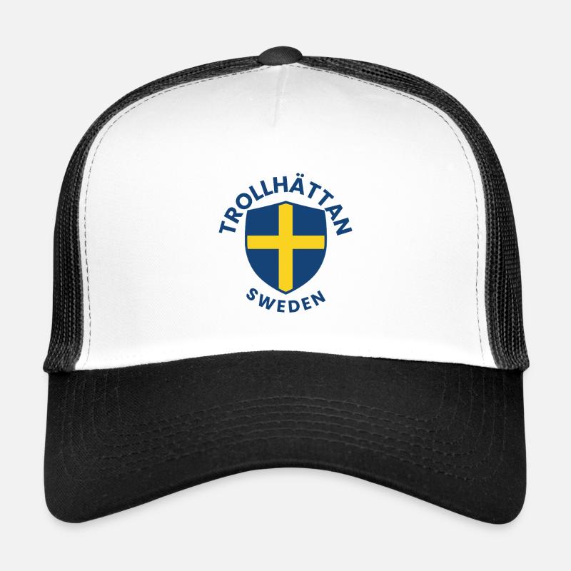 Bouclier Trollhättan Suède Casquette trucker 