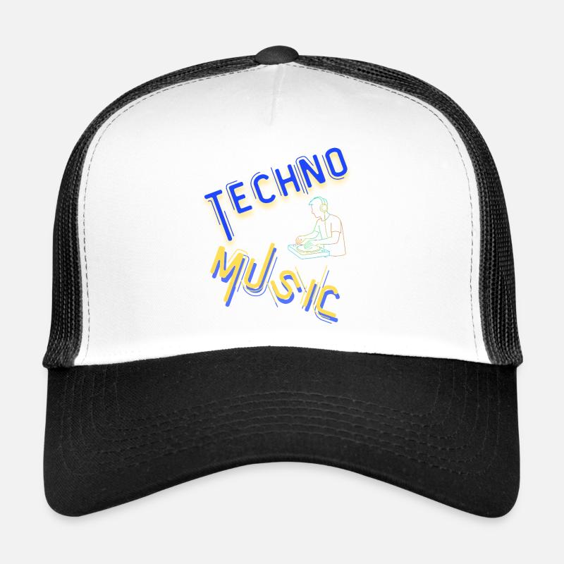 Techno Underground Club Logo Trucker Cap