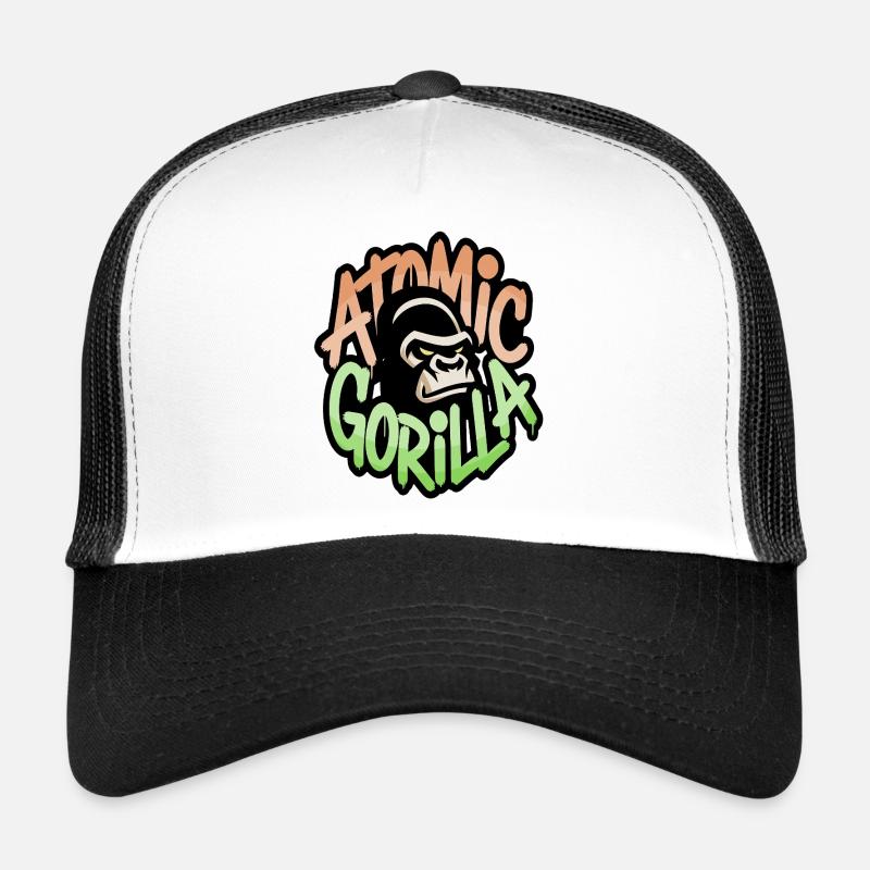 Atomic Gorilla Graffiti Trucker Cap