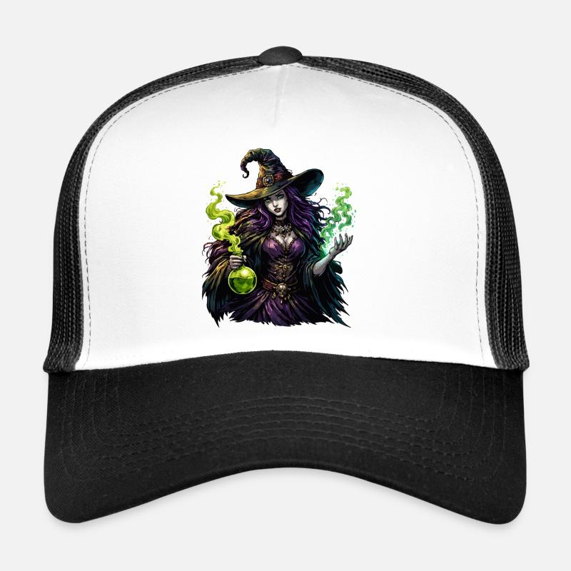 Sorcière avec Potion Casquette trucker 