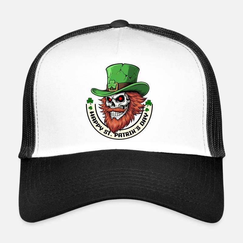 Irish Skull Vibes Casquette trucker 