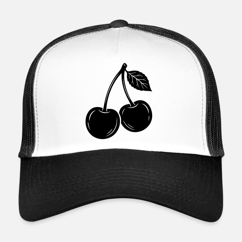 Cherry Pair Silhouette Casquette trucker 