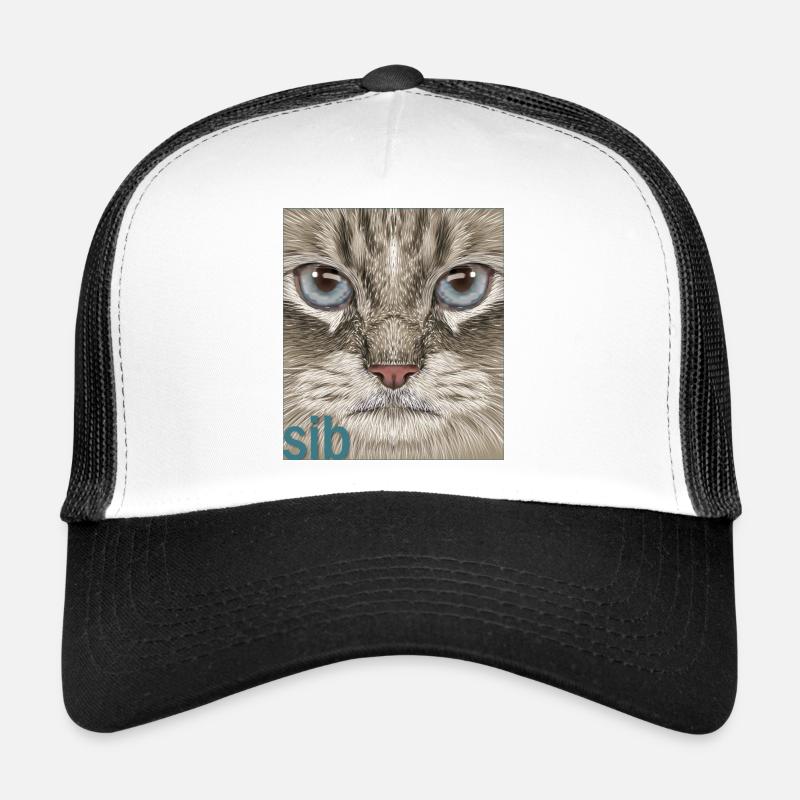 Siberian Cat Casquette trucker 