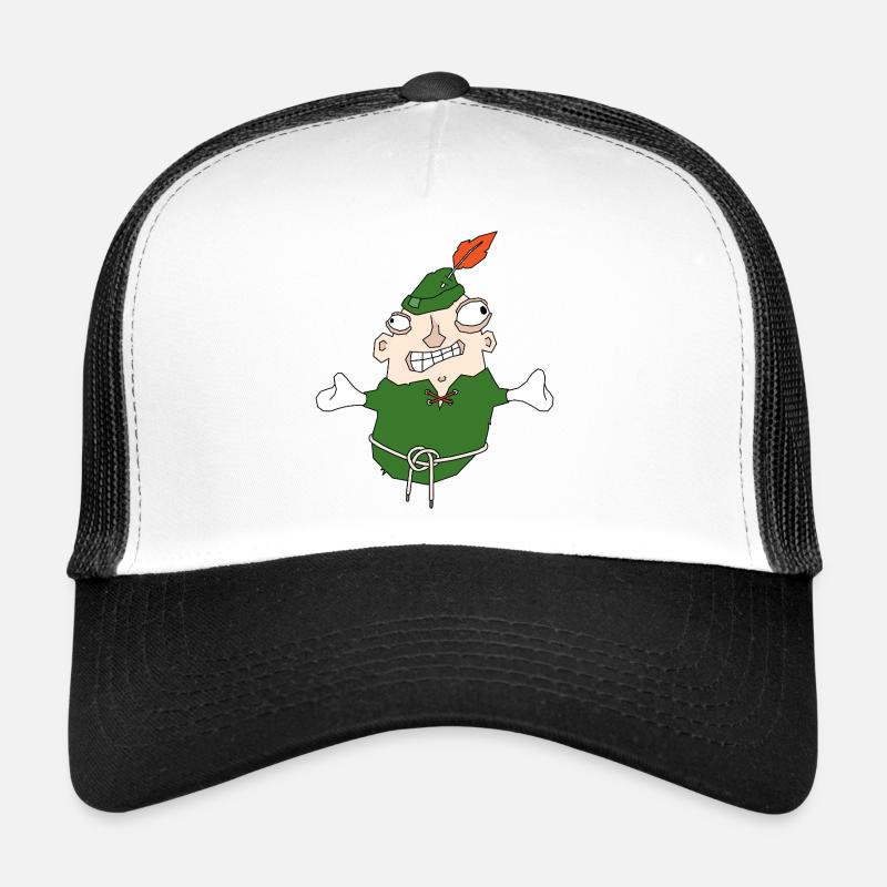 Hug Me If You Can - Trucker Cap - Weiß/Schwarz