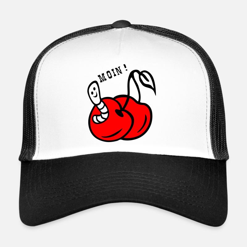 Cerises avec ver Casquette trucker 