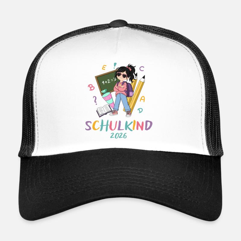 Schulkind 2026: Bunte Lernabenteuer Trucker Cap