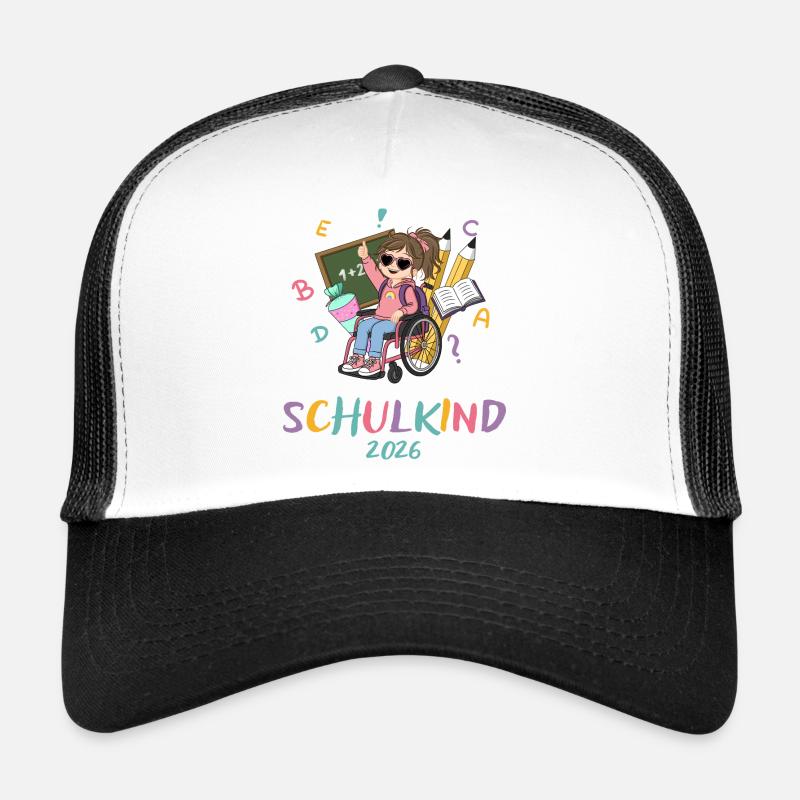 Schulkind 2026 Regenbogen Stil Trucker Cap