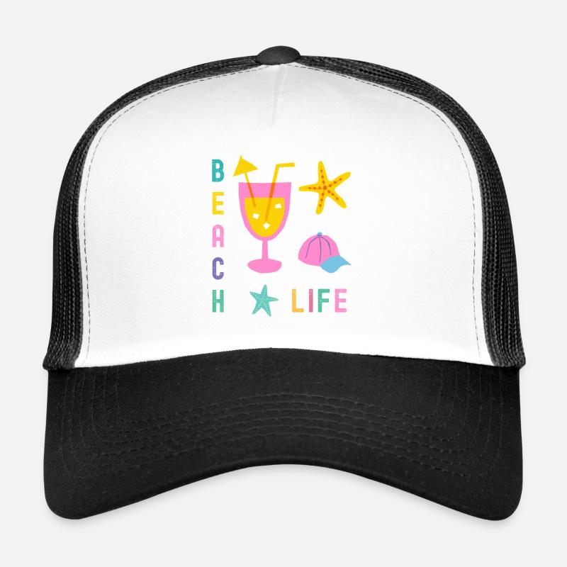 Vie de plage style été Casquette trucker 