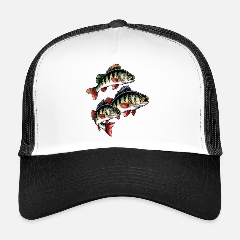 Barsch Angeln Trucker Cap